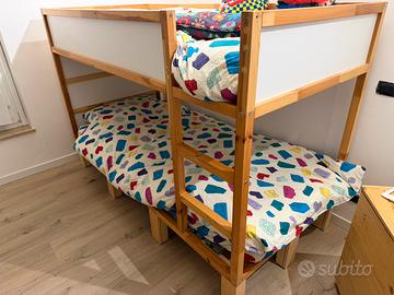 Letto KURA IKEA  RETI E MATERASSI INCLUSI