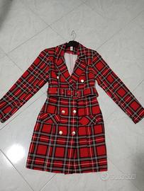 Abito giacca tartan