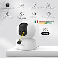BoyKeep Telecamera WiFi 2K da Interno 360°