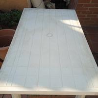 tavolo plastica da giardino  usato