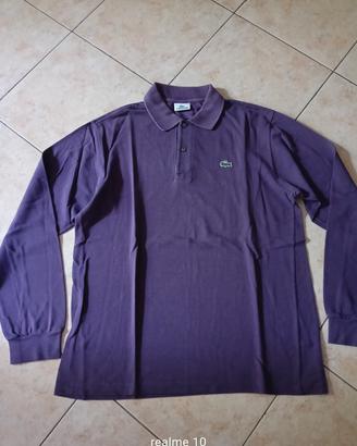  Polo Lacoste a maniche lunghe da uomo