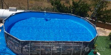 Piscina bestwey 610x366x122 con idromassaggio