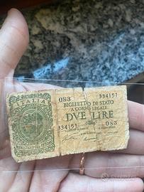 Biglietto di stato - 2 lire