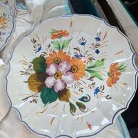 set 4 piatti ceramica di Bassano , anni 60