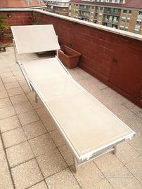 Lettino professionale da giardino 