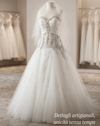 abito sposa principessa sirena nuovo