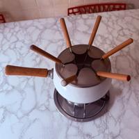 Set per fonduta in ceramica 6 persone