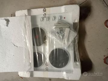 Piano cottura elettrico  nuova 4 piastre mis 50x50