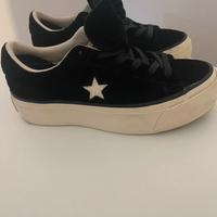 Converse donna scamosciate