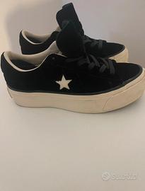 Converse donna scamosciate