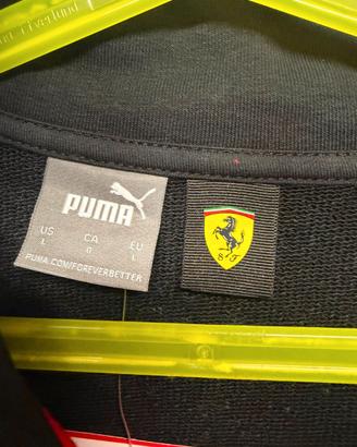 Felpa Nera Puma Ferrari