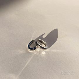 Orecchini huggies in argento