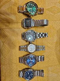 orologi Citizen- timex- casio