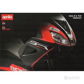 Depliant pubblicitario Aprilia SR 50 R e SR 50 R F