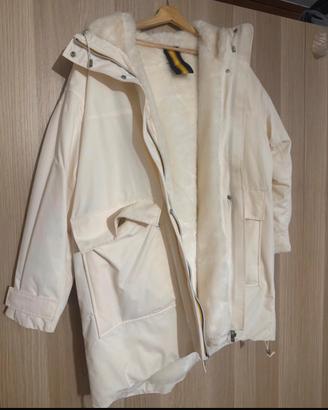 Kway giaccone imbottito pelliccia sintetica