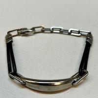 Bracciale Breil acciaio e gomma