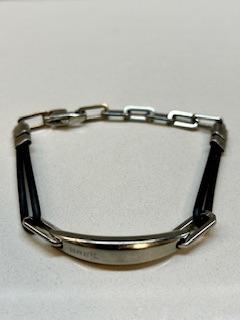 Bracciale Breil acciaio e gomma