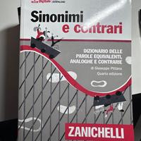 Sinonimi e contrari. Ed. Minore. Zanichelli