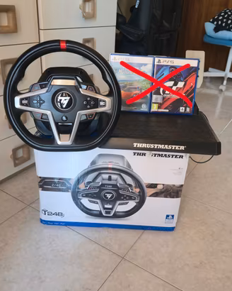Volante Thrustmaster T248 (PS5/PS4)  senza giochi