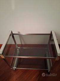 Carrello porta vivande due piani