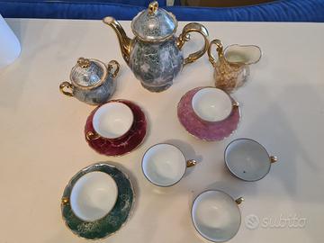 Servizio da caffè o tè in porcellana di Baviera