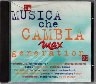 CD: La Musica Che Cambia Max Generation 96
