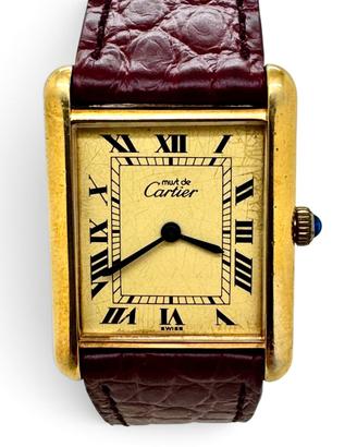 Cartier Tank Must de Cartier placcato oro