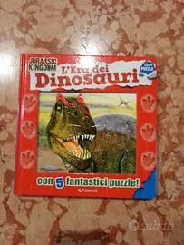 Libro puzzle L'era dei dinosauri 