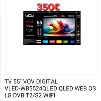 SMART TV VOV 55 POLLICI QLED NUOVA 