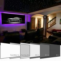 133" Schermo Proiettore 3D 8K HDR ALR PVC Grigio