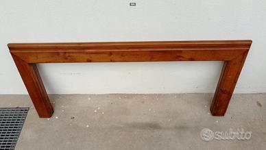mensola in legno camino