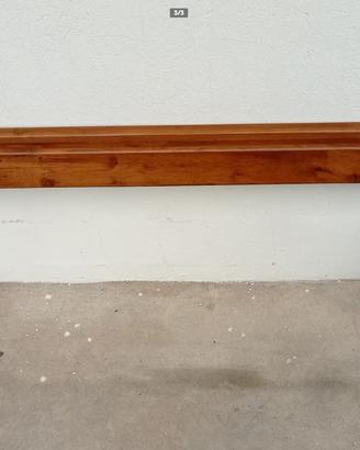 mensola in legno camino