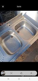 lavandino 2 vasche misura 135×60