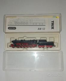 Locomotiva vintage TRIX Minitrix BR 52