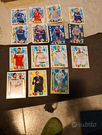 Lotto 15 card spal adrenalyn panini vari anni tutt