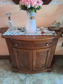 Set credenza e specchio vintage 1950