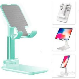 Supporto Telefono Pieghevole e Regolabile, VERDE