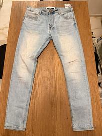 Jeans Bershka chiari slim/skinny - Taglia 42