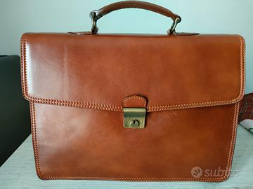 Borsa 24 ore portadocumenti in pelle