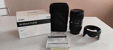 Sigma 18-35 mm attacco Nikon serie (ART)