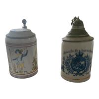 Coppia boccali ceramica Bavaria vintage