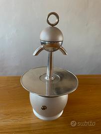 Caffettiera moka Papalina in alluminio - vintage