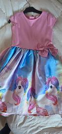 Vestito unicorno festa da 9 a 10 anni
