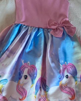 Vestito unicorno festa da 9 a 10 anni