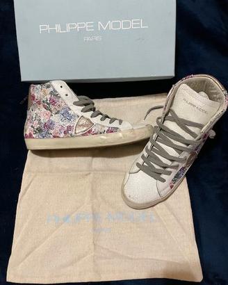 Philippe Model Paris Flower white/gold alta