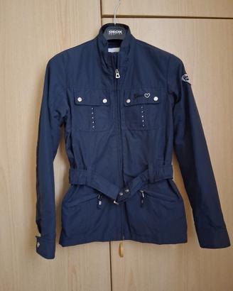 geox giacca blu, impermeabile 14 anni