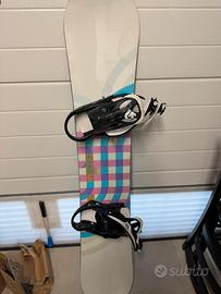 Snowboard Burton Feather 149 cm + attacchi Burton