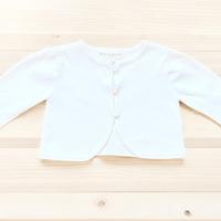 Cardigan bolero  100% cotone organico - 18-24 mesi