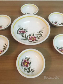 Set scodelle più spaghettiera di Capri artigianale