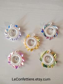 Bomboniere fai da te, con ciondolo acchiappasole 